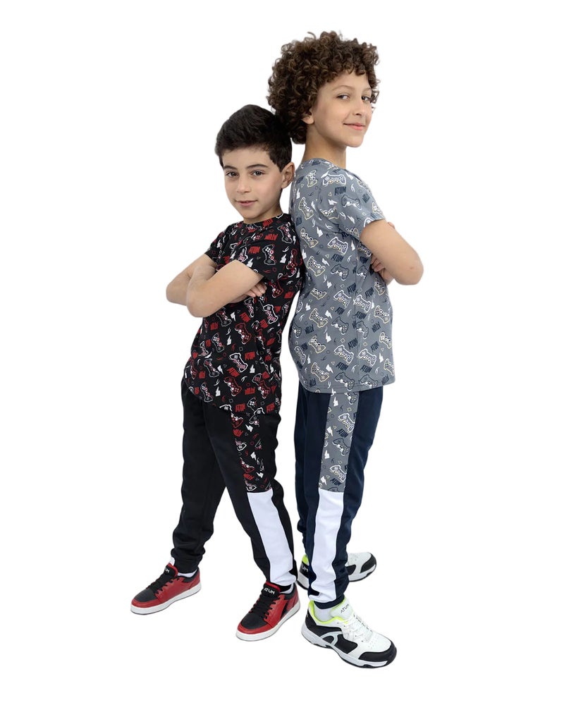 ATUM Boy's Graphic  Sweatpants - Image 2