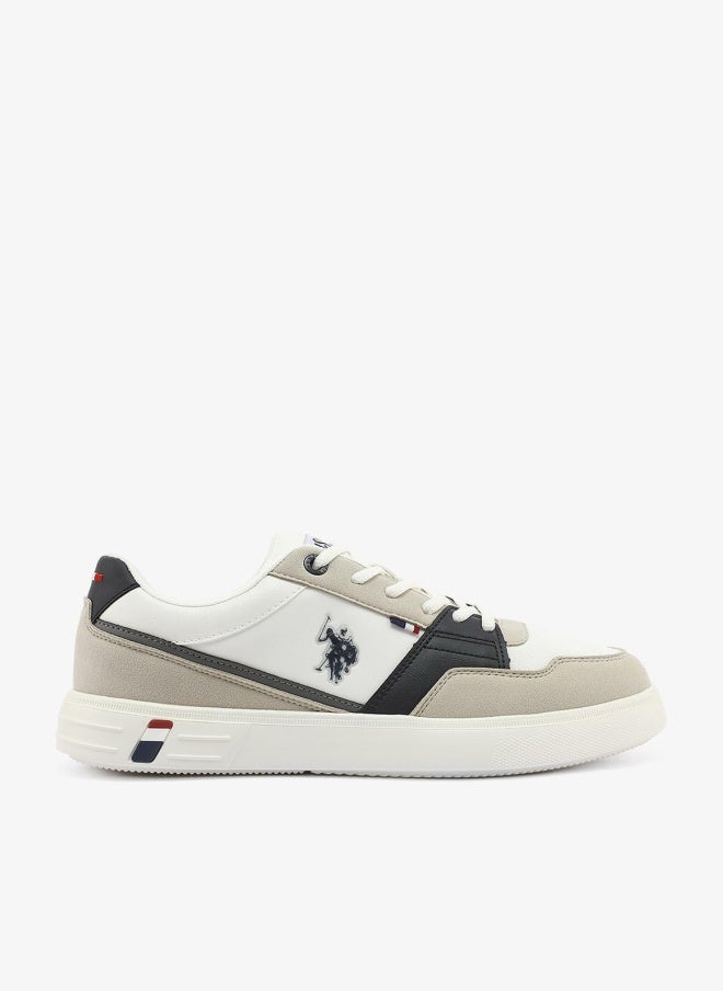 U.S. Polo Assn. Men's White Sneakers - Lightweight with Breathable and Comfortable Shoes - Image 1