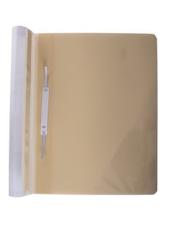 PRIMA 12-Piece Clear File Folder A4 Beige  - Image 3
