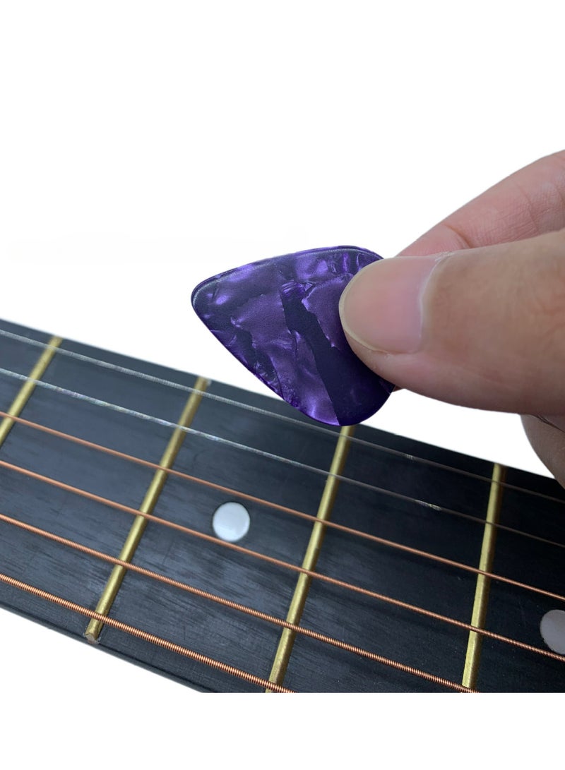 Generic 20 PCS Guitar Picks,Abstract Art Colorful Celluloid Guitar Pick Plectrums For Bass, Electric, Acoustic Guitars Includes 0.71mm(Color Random)  - Image 5
