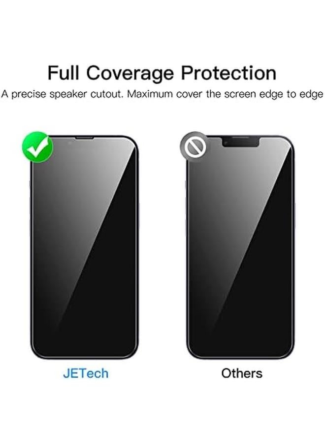 Jetech One Touch Install Screen Protector For Iphone 14 Plus 6.7 Inch Full Coverage Tempered Glass Film Auto Alignment Tool Kit Hd Clear 2 Pack - Image 4