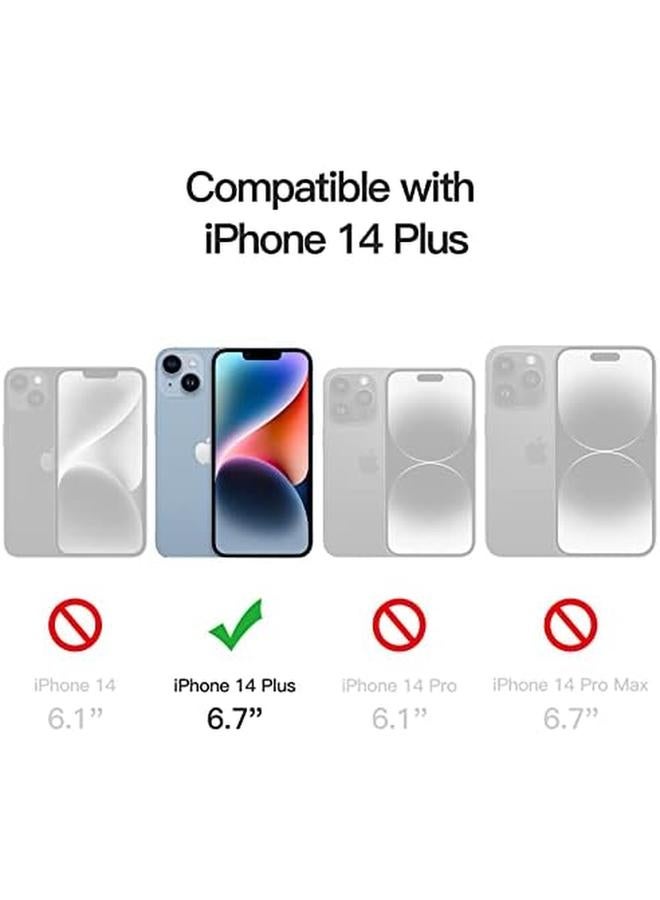 Jetech One Touch Install Screen Protector For Iphone 14 Plus 6.7 Inch Full Coverage Tempered Glass Film Auto Alignment Tool Kit Hd Clear 2 Pack - Image 3