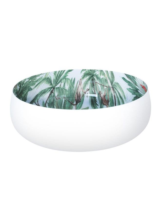 Alsaif Serving Platter 28X28X9 Cm White Green  - Image 2