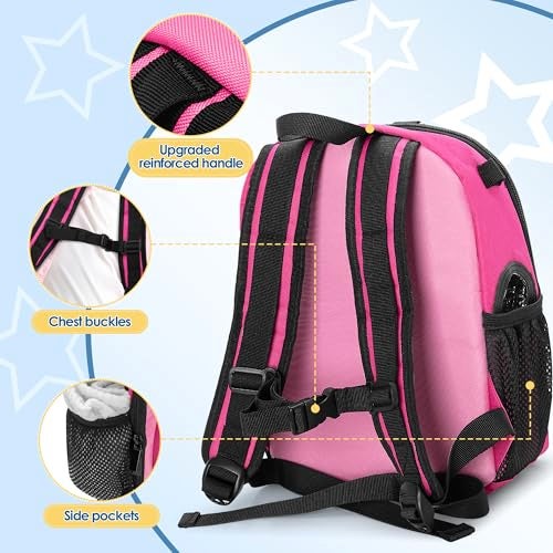 LUXJA Feeding Tube Backpack Fits 500ml Bag and Enteral Feeding Pump (Compatible with EnteraLite Infinity and Kangaroo Joey), Feeding Tube Bag for G Tube, J Tube and GJ Tube, Red Rose - Image 5