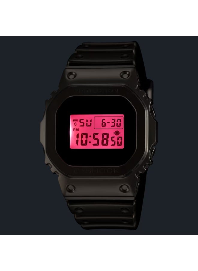 G-SHOCK Digital Men’s Watch GM-5600YRA-8A, 49.6 mm Grey IP Stainless Steel Bezel, Shock-Resistant, 200 m WR - Image 3