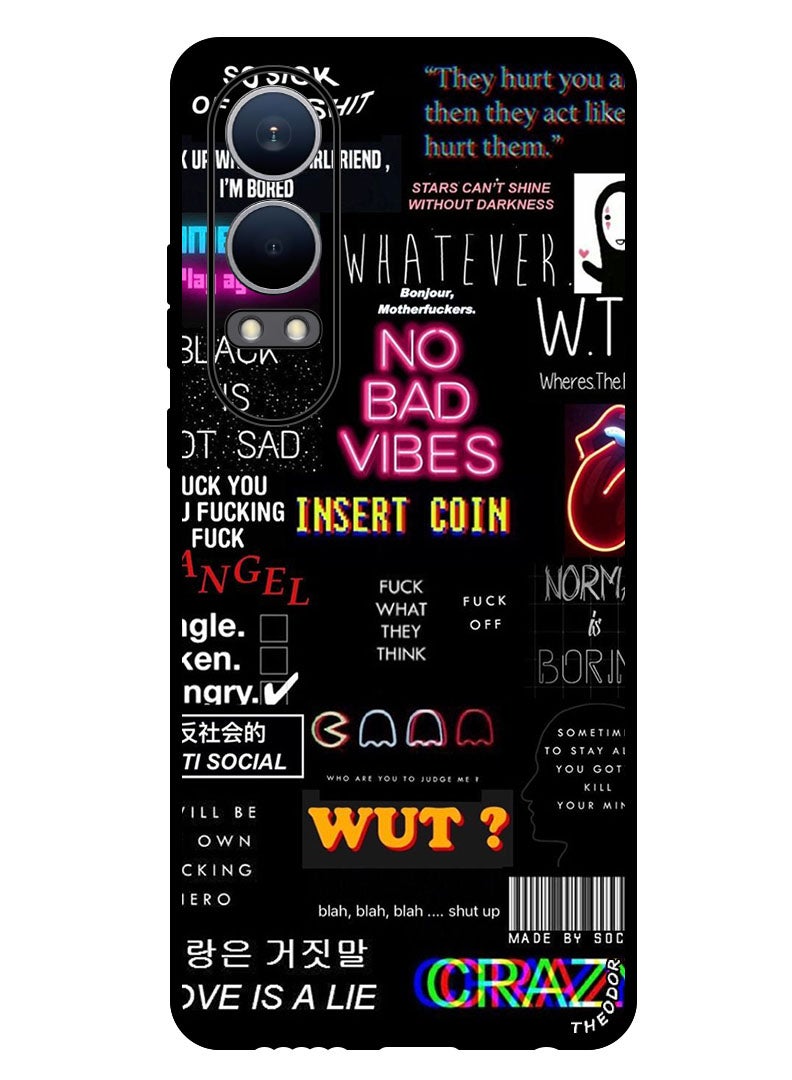 Theodor Protective Case Anti Scratch Shock Proof Bumper Cover For OnePlus Nord CE4 Lite No Bad Vibes - Image 1