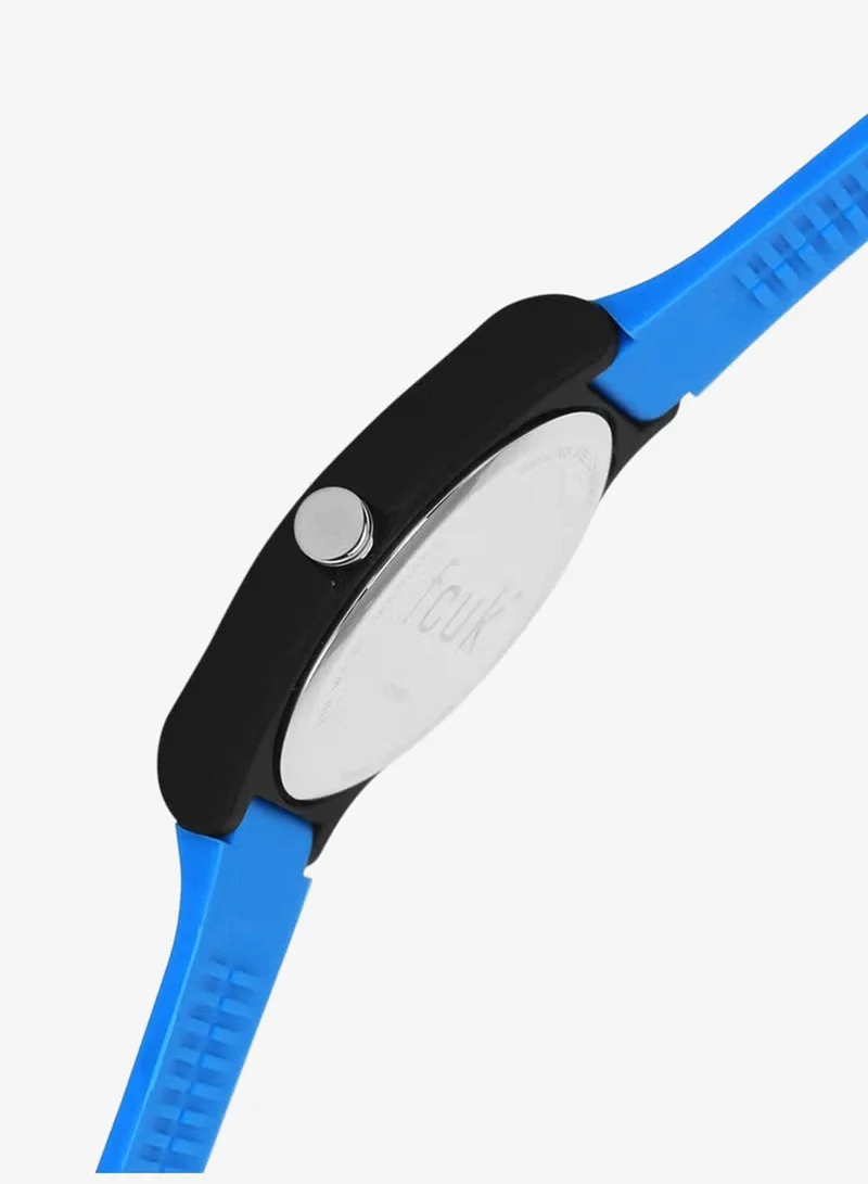 French Connection  Men's Analog Watch With Blue Silicone Strap -40 mm - FC176U for Men | Best Price UAE