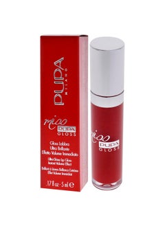 PUPA Pupa Milano Miss Milano Lip Gloss - Shiny, Smooth, Plump - Soft, Innovative Gel Texture - Glides Smoothly On Lips - For A Moisturizing And Volume Enhancing Effect - 205 Touch Of Red - 0.17 OZ  - Image 4