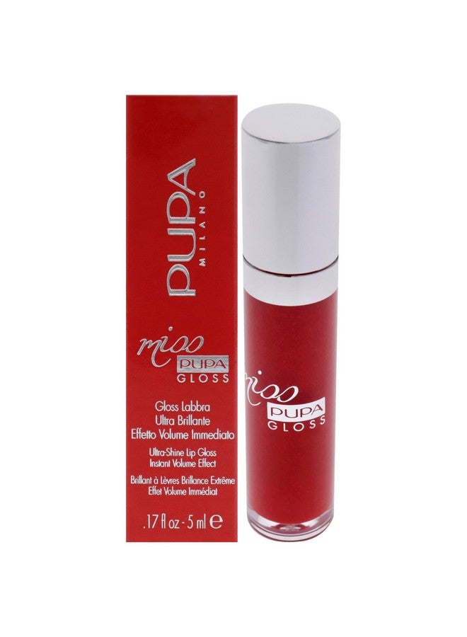 Pupa Milano Miss Milano Lip Gloss - Shiny, Smooth, Plump - Soft, Innovative Gel Texture - Glides Smoothly On Lips - For A Moisturizing And Volume Enhancing Effect - 205 Touch Of Red - 0.17 OZ - Image 1