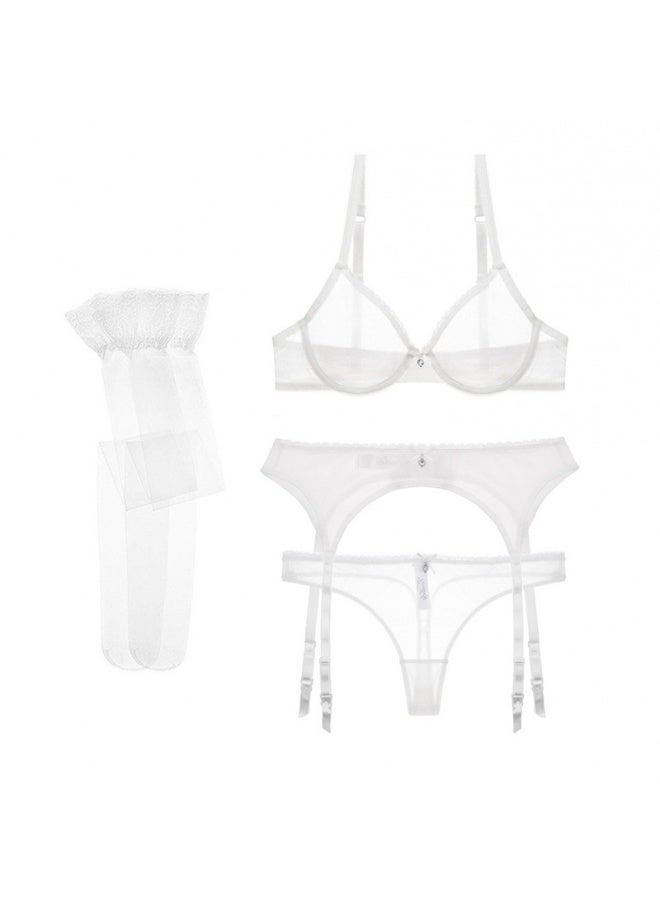 KUYING New Comfortable Skin Friendly And Breathable Lingerie Set Set Of 3  - Image 1