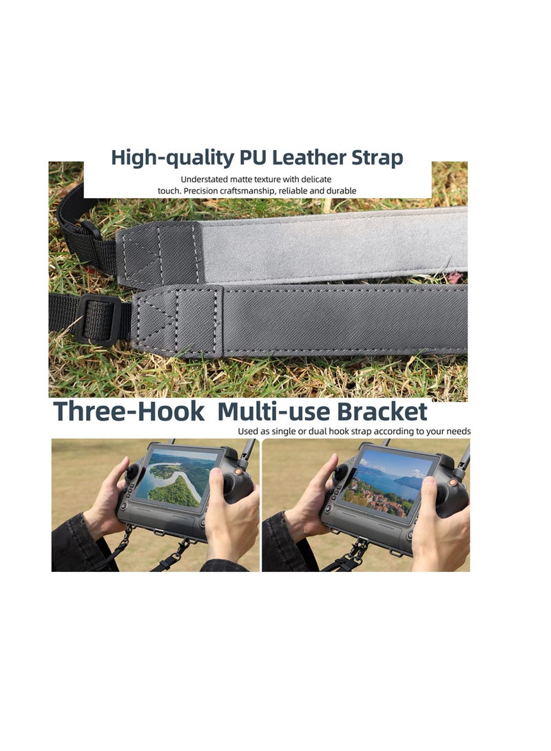 Excefore Lanyard for DJI RC Plus, Skin-Friendly Lanyard Adjustable Neck Strap, M30 Shoulder Strap Drone Accessories, Remote Control Smart Controller Neck Strap Lanyard - Image 5