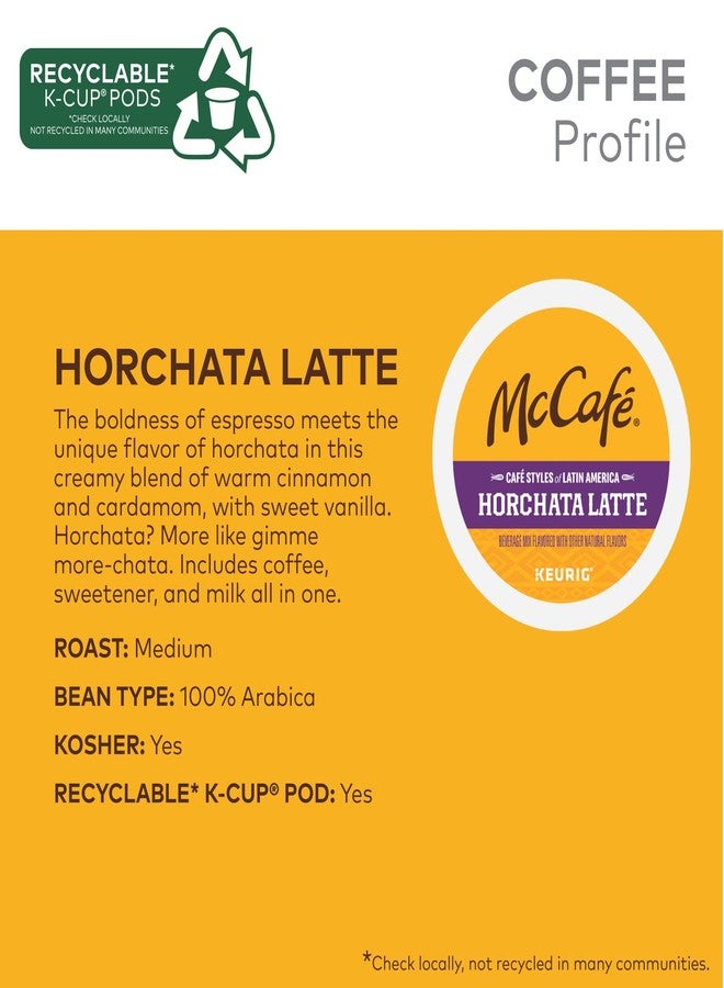 McCafe Cafe Styles of Latin America Horchata Latte, Keurig Single Serve K-Cup Coffee Pods, 20 Count (Pack of 1) - Image 3
