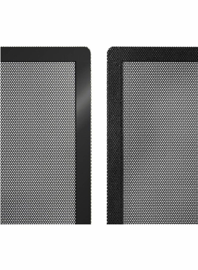Excefore Computer Cooler Fan Dust Filter, Dustproof PVC Cover Mesh Magnetic Frame, Mesh Cover Black Radiator Filter 5-pack (120 * 120mm)  - Image 5