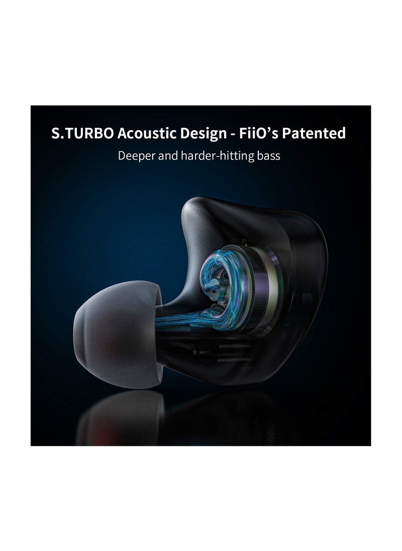FiiO FiiO FH3 Headphones Wired Earbuds High Resolution Bass Sound in-Ear HiFi Earphones MMCX 1DD+2BA IEMs Lossless for Smartphones/PC/Laptop/Tablet  - Image 5