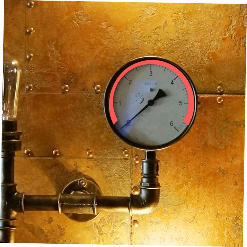 Red Pressure Gauge Identification Stickers Adhesive Decals For Equipment Indication Labels - Image 5