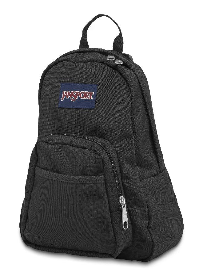 JanSport Half Pint Mini Backpack, 10.2 L - Durable Mini Bag Purse with Adjustable Shoulder Straps, Single Main Compartment, Zippered Stash Pocket, Black - Image 3