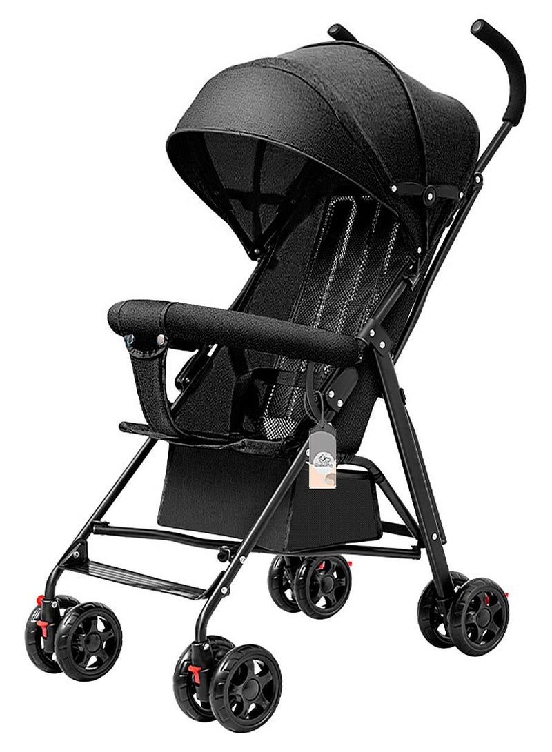 MaBaby عربة أطفال خفيفة الوزن قابلة للطي وبسيطة وصغيرة الحجم وعربة مظلة - Image 1