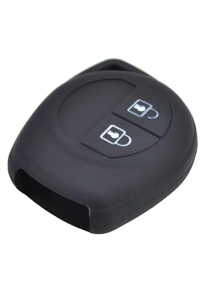 QASULER 2 Buttons Silicone Car Key Cover Case - Image 4