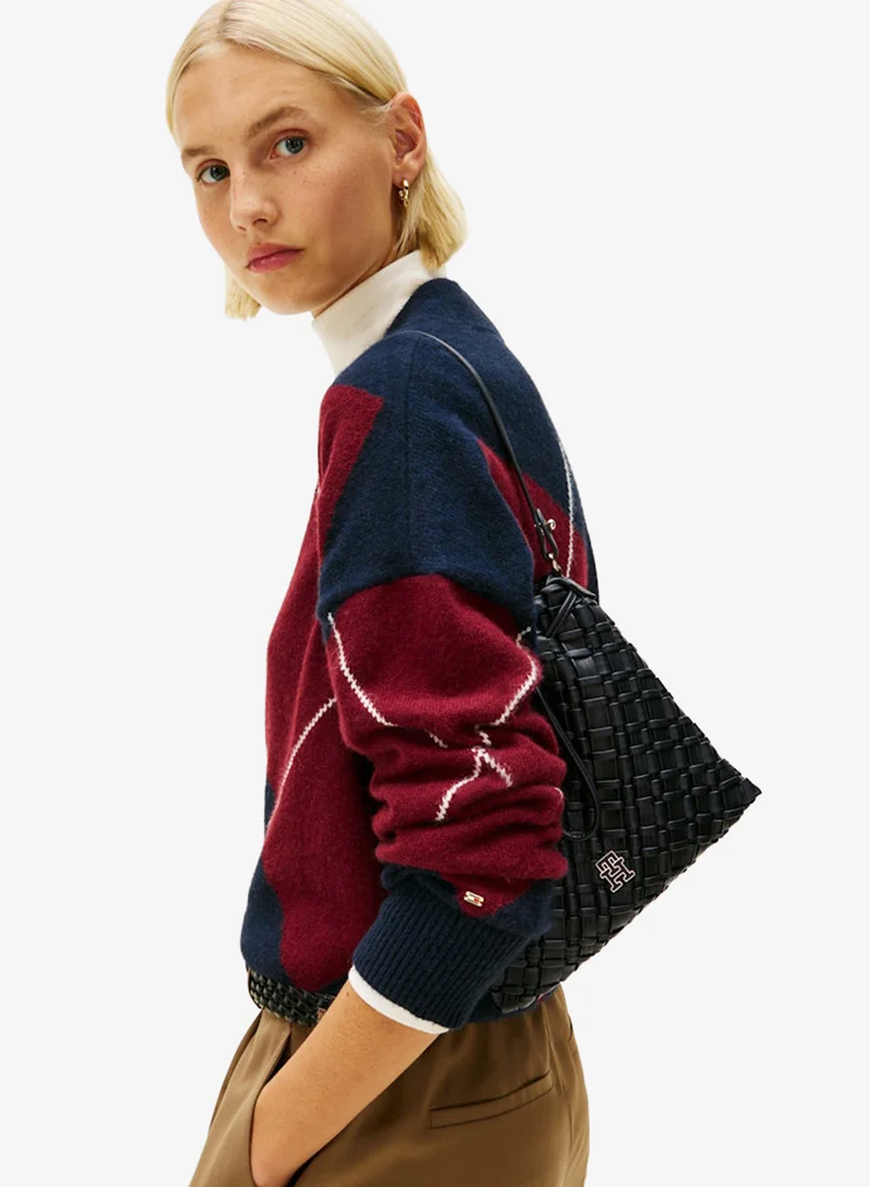 TOMMY HILFIGER Braided Shoulder Bag