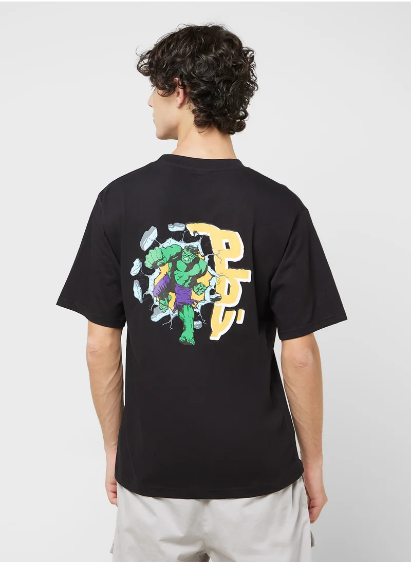 مارفل Marvel Hulk Oversized Tshirts