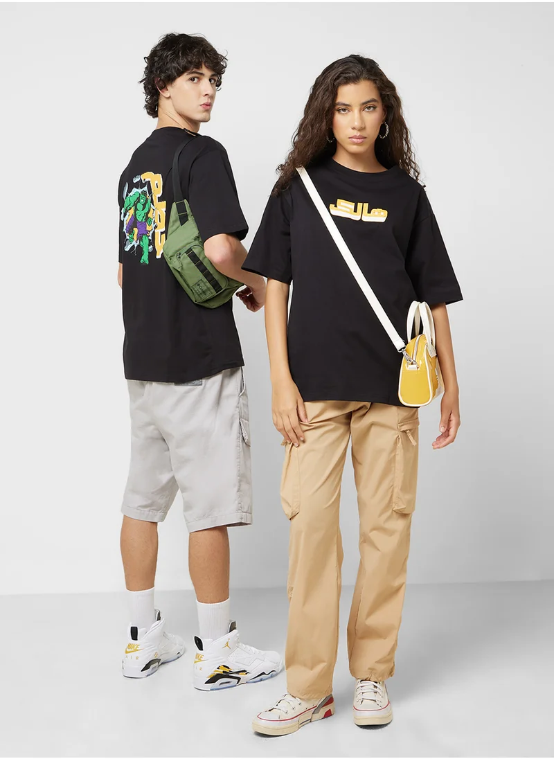 مارفل Marvel Hulk Oversized Tshirts