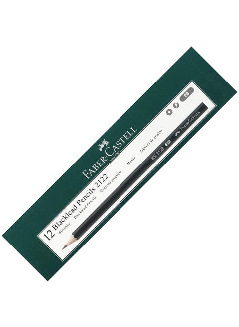 Pack of 12-2B Graphite Pencil ,Black Lead Pencil 2122