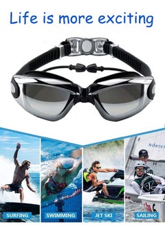 Swim Life Swimming Goggles With Swim Cap , Earplugs and Storage Box Nose Clip  - Image 2