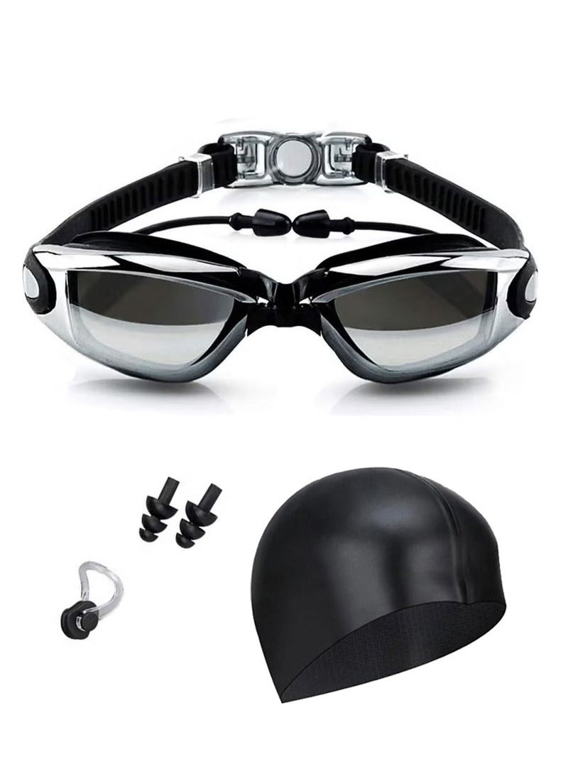 Swim Life Swim goggles and swim cap, nose clip and earplugs  - Image 1