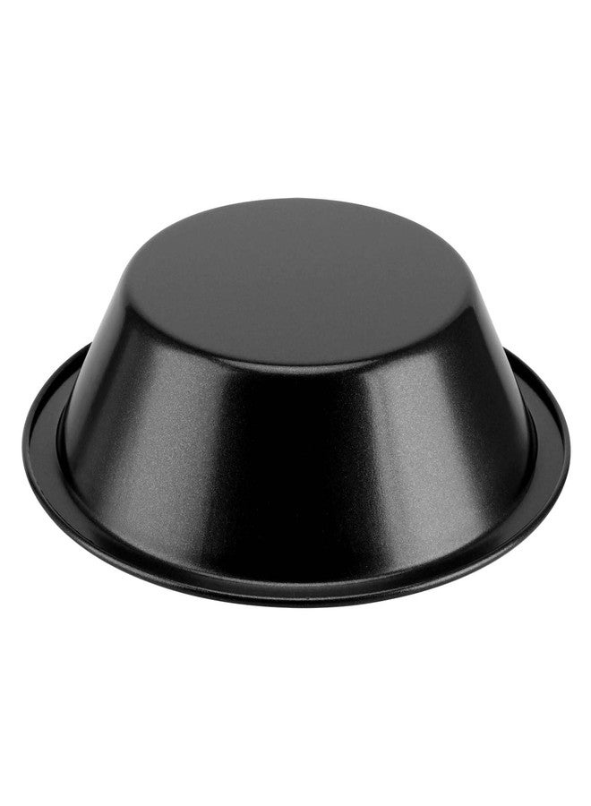 JAPCHET 15 Pack 4 Inch Mini Pie Pans,Carbon Steel Pie Tins Pizza Nonstick Pie Plate for Pie, Muffin and Egg Tarts, Black - Image 4