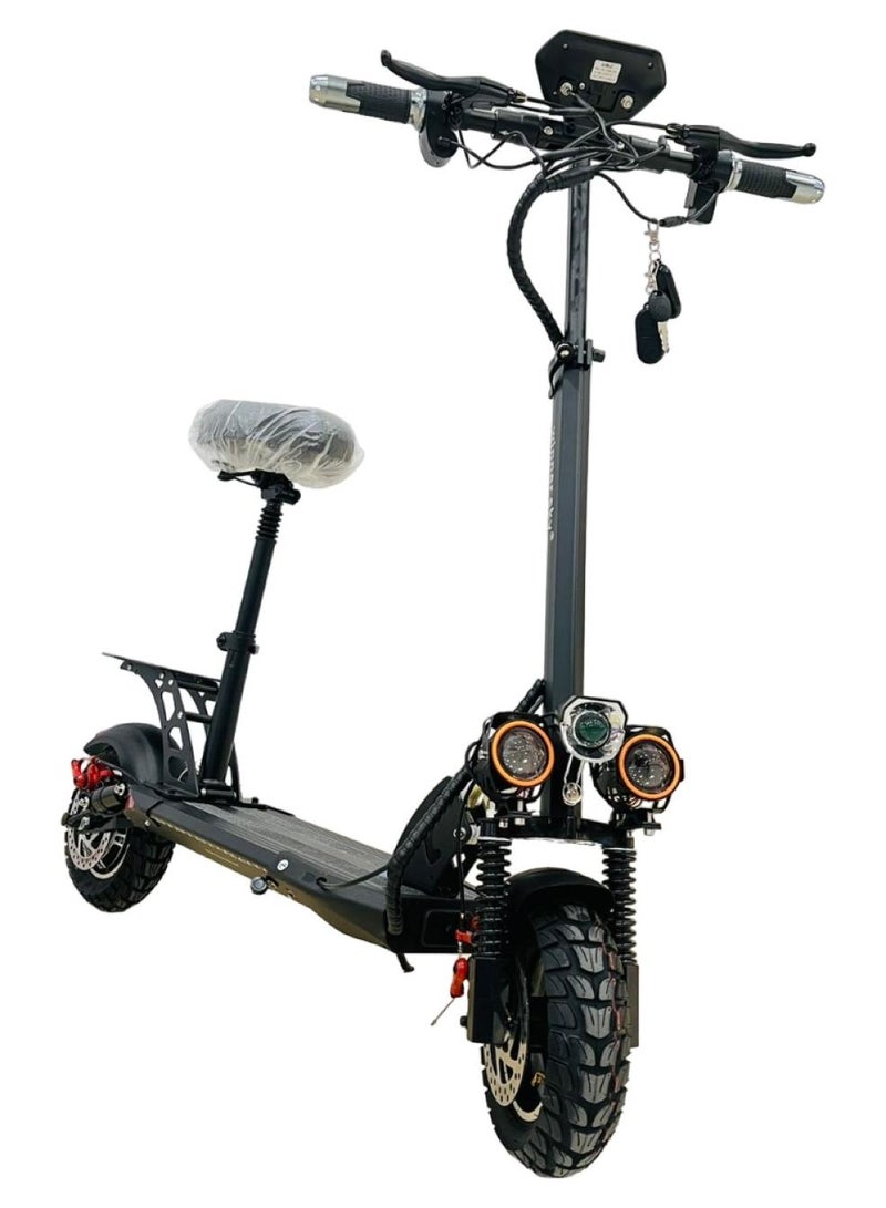 Winner Sky Electric Scooter E10 with Speed Metre Screen, 1000W Motor, Full Foldability, 48V 13Ah Battery, Anti-Theft Remote Control Black - Image 1