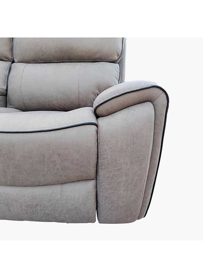 Home Box - David 4-Seater Faux Leather Corner Recliner Sofa With 2 Reclining Seats 286 x 99 x 286 cm - Image 1