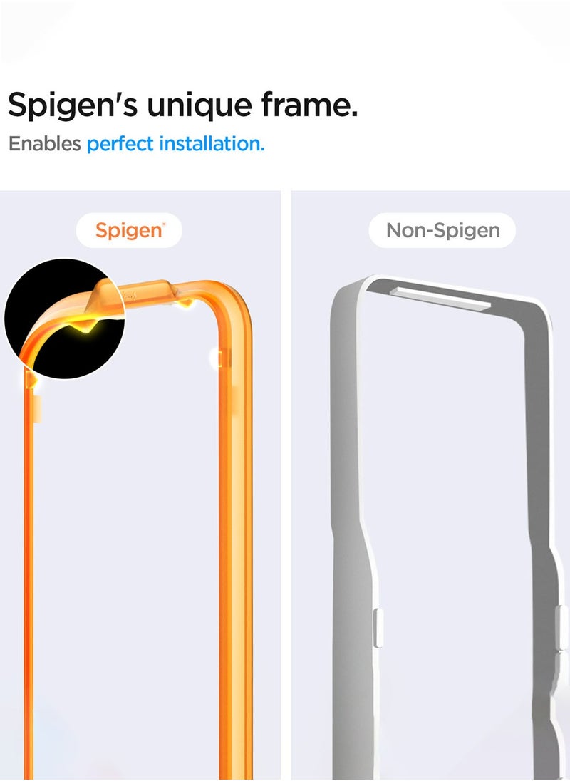 Spigen - GLAStR Align Master Tempered Glass for Samsung Galaxy A35 5G Screen Protector 2 PACK - Image 1