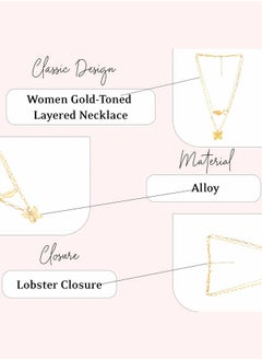 Just Peachy Women’s Gold-Toned Layered Necklace – Handcrafted Elegant Design with Multi-Layered Gold-Tone Chains, Lightweight and Skin-Friendly, Versatile for Casual or Formal Wear - pzsku/ZD4EA8C4D1BA729E68013Z/45/_/1729773381/e1c25fc9-fc1b-474d-9d6d-0355ee08c6da