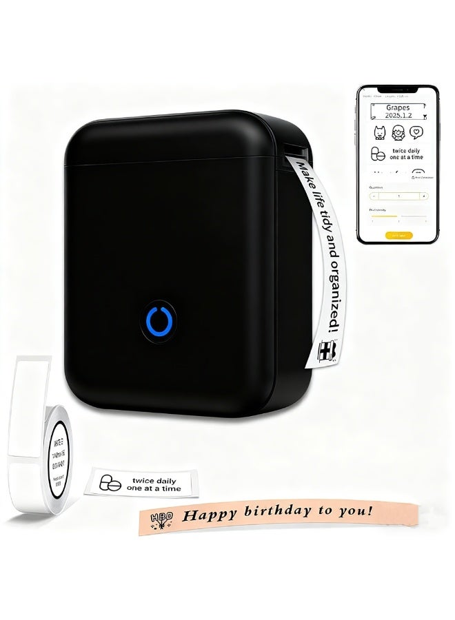 مطابع ملصقات بلوتوث – مطابع حرارية محمولة – آلة إعداد ملصقات متعددة الوظائف لمنازل/مكاتب/مدارس - Image 1