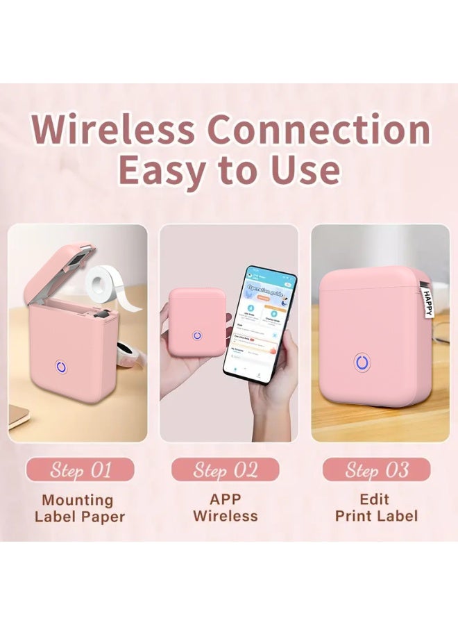 مطابع ملصقات بلوتوث – مطابع حرارية محمولة – آلة إعداد ملصقات متعددة الوظائف لمنازل/مكاتب/مدارس - Image 5