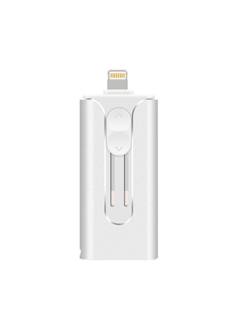 Wholesale cross-border USB flash drive for Apple mobile phone USB flash drive Android computer tablet three-in-one universal 512g 1TB 2TB Silver Gray 