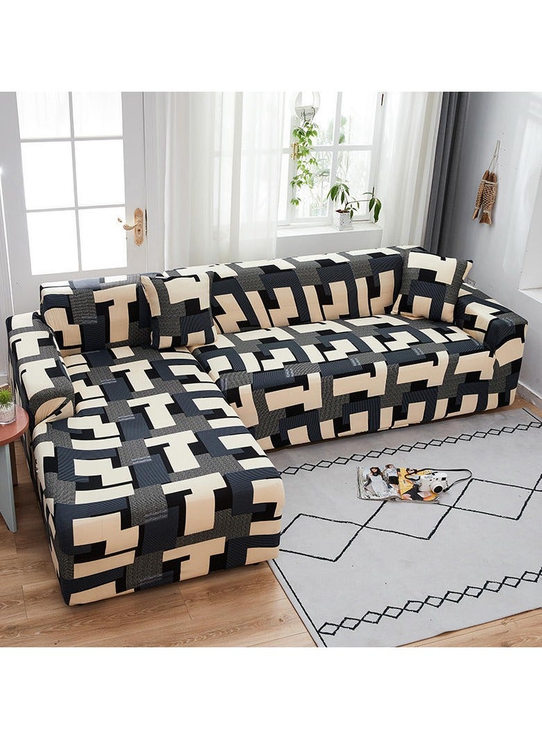 KUYING New Four Seasons Universal Elastic Tight Bag Full Package Sofa Cover 