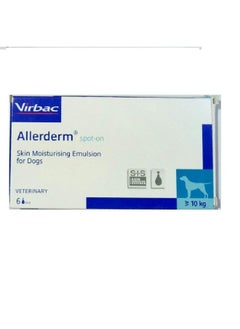 Virbac Allerderm Spot-on Skin Moisturising Emulsion for Medium and Large Dogs 6 pipettes of 4 ml Each - pzsku/ZD4EAC497BCEE4C3559A0Z/45/_/1738306123/62186507-1da2-4a13-8642-fba7d333ddcf