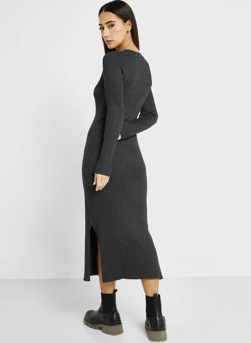 NEW LOOK Side Slit Dress