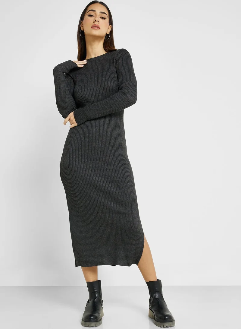 NEW LOOK Side Slit Dress