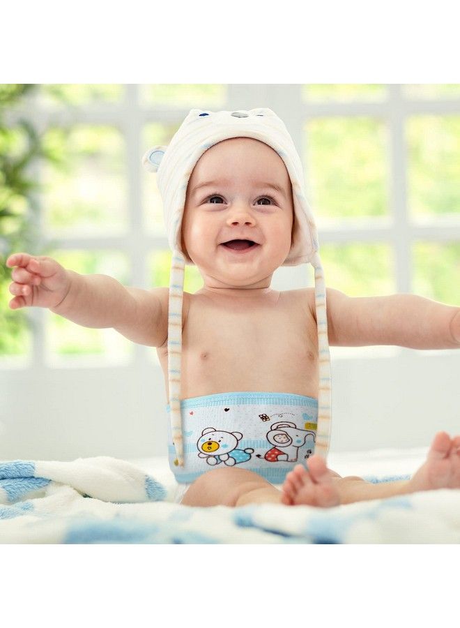 Satinior 8 Pieces Cartoon Cotton Baby Infant Umbilical Cord Belly Band Baby Belly Protector Soft Newborn Navel Belt For 012 Months Babies 2 Styles  - Image 3