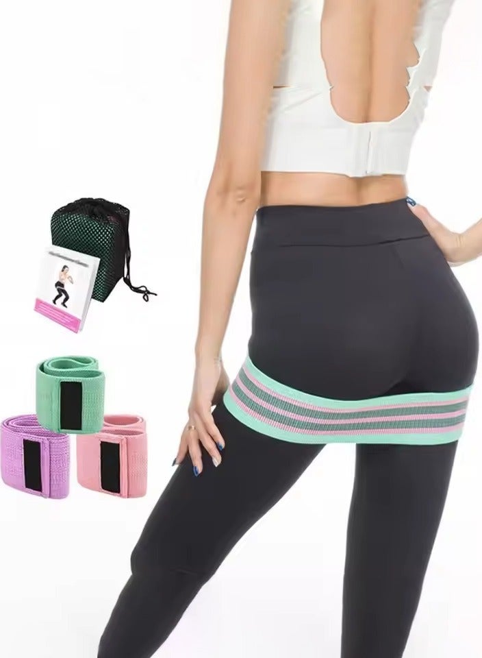 MHD Yoga Resistance Band Fitness Buttocks Ring Buttocks Squat Buttocks Ring Tension Band Sports Supplies - Image 2