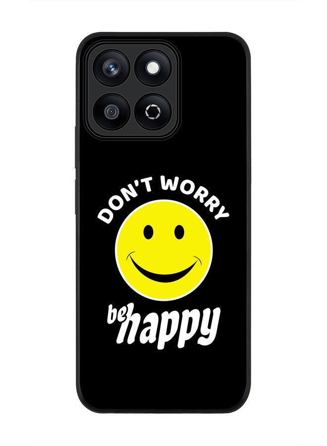 Stylizedd For Honor X7c 4G Case,Slim fit Camera Protection, Shockproof Thin Phone cover  - Don't worry be happy - Image 1