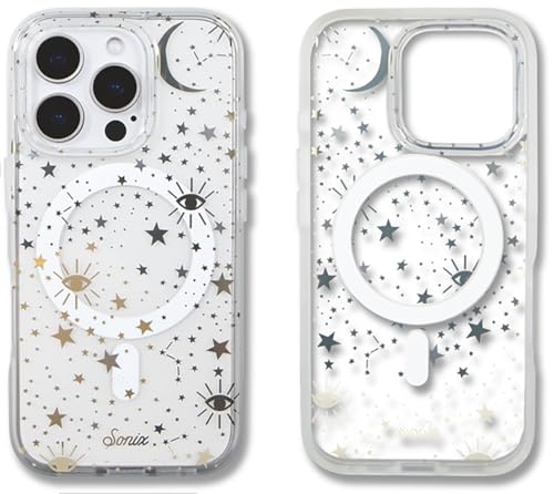 Sonix Case for iPhone 16 Pro Compatible with MagSafe 10ft Drop Tested Cosmic Stars - Image 1