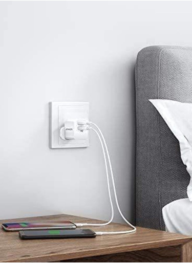 MOXOM 2-Port USB Wall Travel Charger White  - Image 5