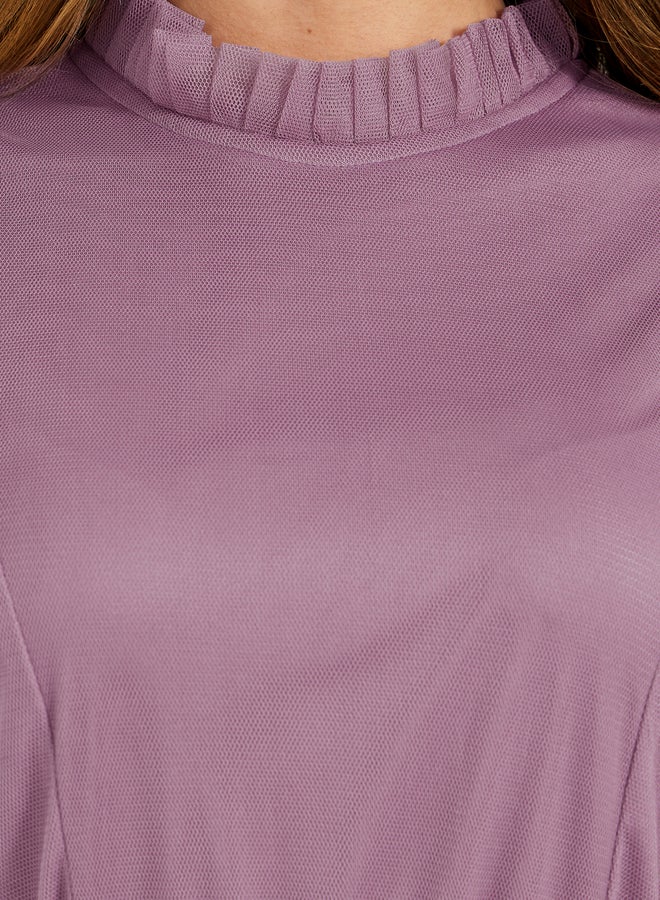 ستايلي فستان ماكسي بأكمام تول - Image 4