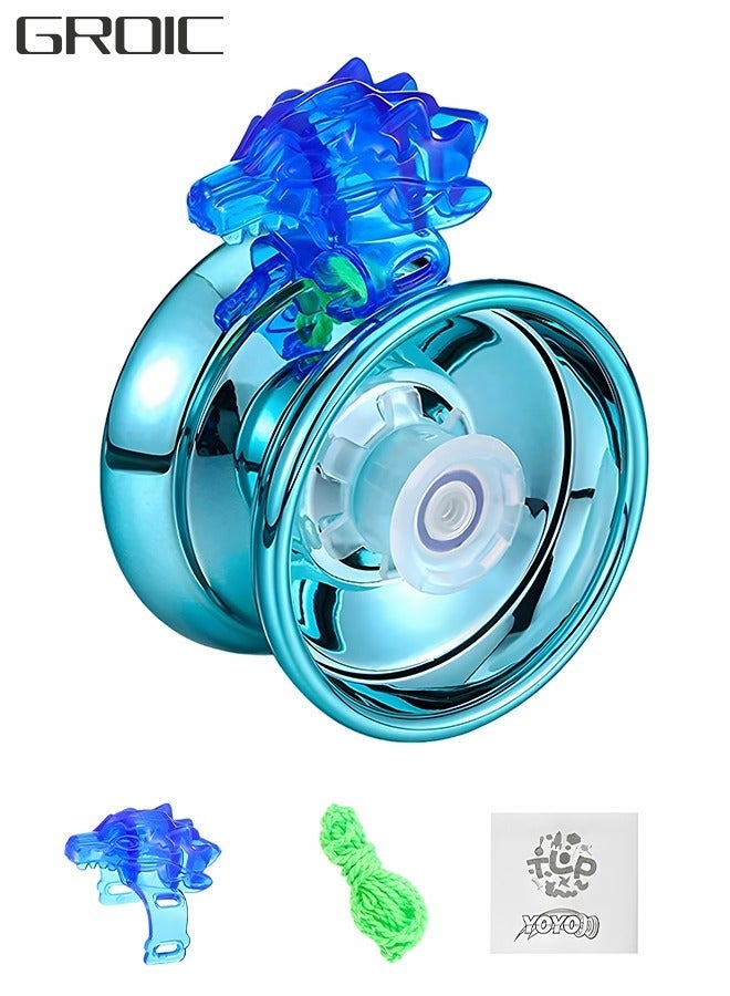 GROIC YOYO Responsive,Professional Metal Yoyo, Premium Plastic Yoyo,Yoyo with Bearing for Advanced Yoyo Players + Glove  - Image 1