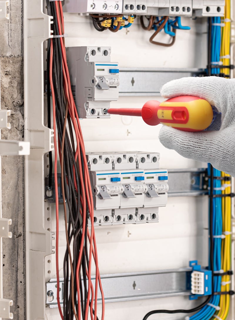 هاي-تيك مجموعة مفكات براغي معزولة 6 قطع فاخرة | مصنوعة من فولاذ الكروم فاناديوم عالي الجودة | مجموعة أدوات كهربائية - Image 2