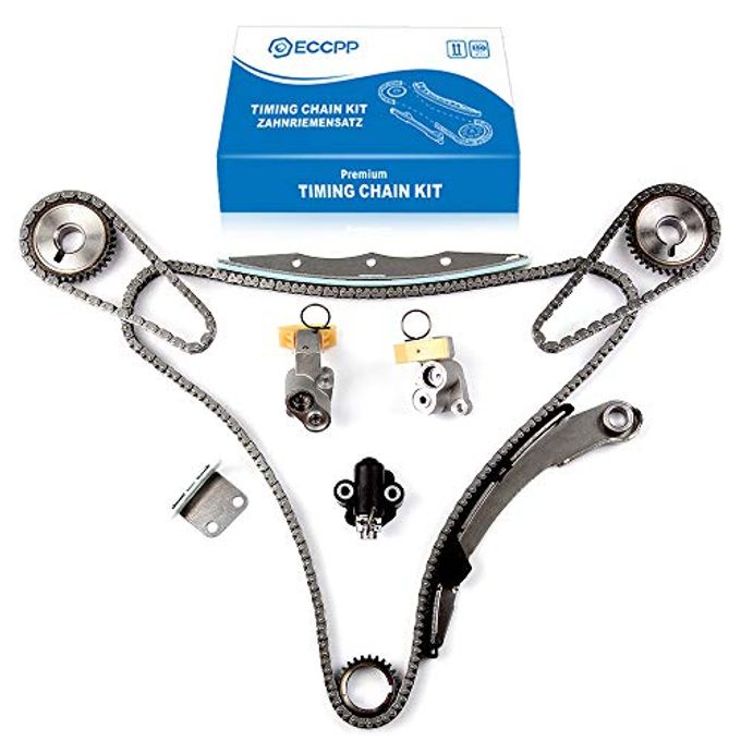 ECCPP TK3034S2 Timing Chain Kit Tensioner Guide Rail Crank SprocketSprockets fits for 2004-2009 2007 2008 for NISSAN Quest 3.5L VQ35DE - Image 1