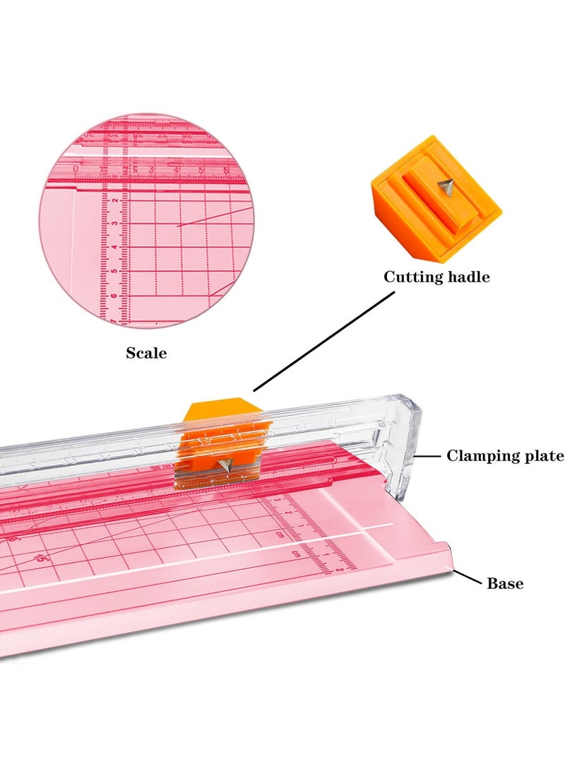 Kidle Paper Cutter Trimmer Double sided paper cutter A4 paper cutter small mini paper cutter student handmade paper cutter photo  - Image 2